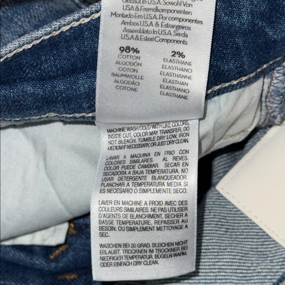 Mother Superior Size 26 The Hustler Roller Heel Fray Jeans In Wash Perfect Drug - Picture 6 of 16